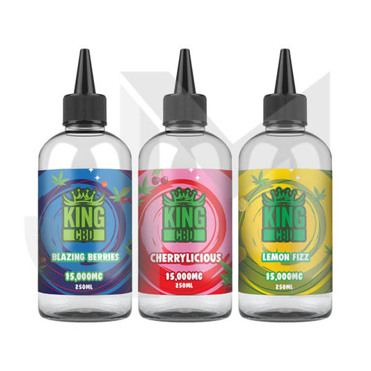 King CBD 15,000mg CBD E-liquid 250ml (BUY 1 GET 1 FREE)