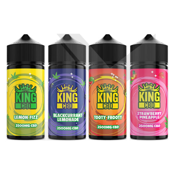 King CBD 2500mg CBD E-liquid 120ml (BUY 1 GET 1 FREE)