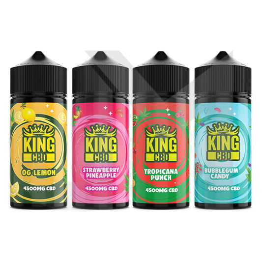 King CBD 4500mg CBD E-liquid 120ml (BUY 1 GET 1 FREE)