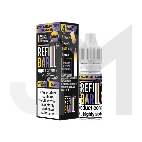 10mg Refill Bar Salts 10ml Nic Salts (50VG/50PG)