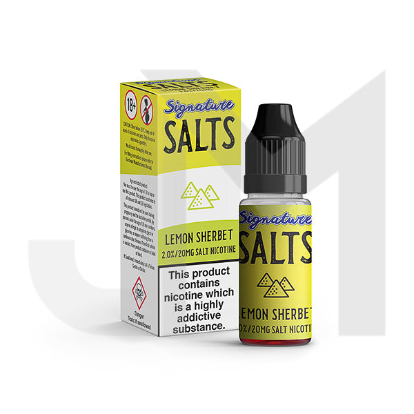 20mg Signature Salts By Signature Vapours 10ml Nic Salt (50VG/50PG) (BUY 1 GET 1 FREE)