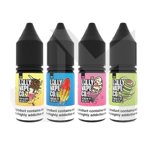 10mg Lolly Vape Co 10ml Nic Salts (50VG/50PG)