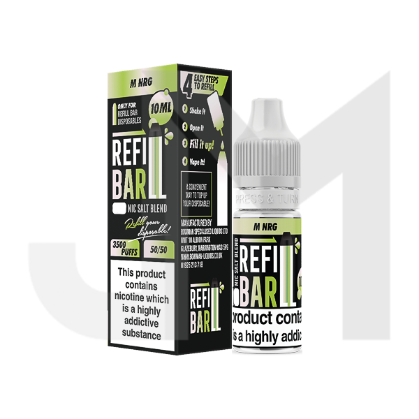 10mg Refill Bar Salts 10ml Nic Salts (50VG/50PG)
