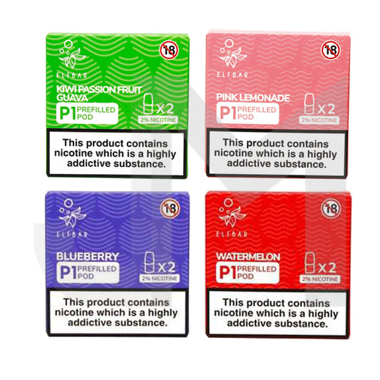 Elf Bar P1 Replacement 2ml Pods for ELF Mate 500