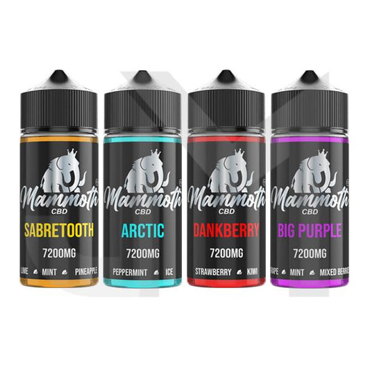 Mammoth CBD 7200mg CBD E-liquid 120ml (30VG/70PG)