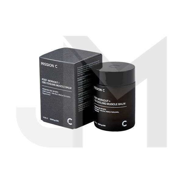 Mission C 1000mg CBD Post-Workout & Cooling Balm - 50ml
