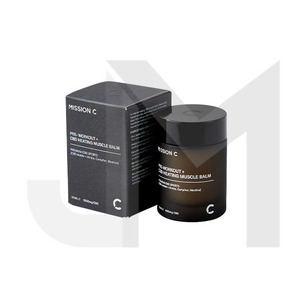 Mission C 1000mg CBD Pre-Workout & Heating Balm - 50ml