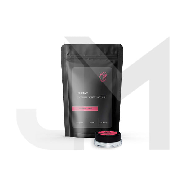Nectar 950mg CBD Isolate Shatter Raspberry Cookies - 1g