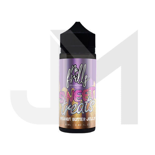 No Frills Collection Sweet Treats 80ml Shortfill 0mg (80VG/20PG)