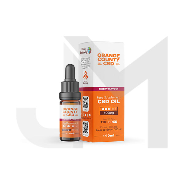 Orange County CBD 500mg Broad Spectrum CBD Oil - 10ml