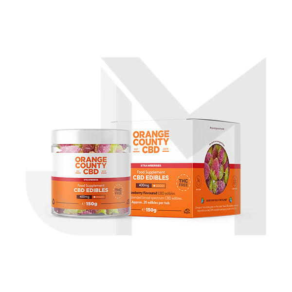 Orange County CBD 400mg Gummies - Small Pack