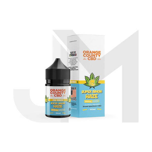 Orange County CBD Cali Range 2500mg CBD 50ml E-liquid (60VG/40PG)