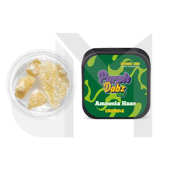 Purple Dabz by Purple Dank 1000mg CBD Crumble - Amnesia Haze (BUY 1 GET 1 FREE)