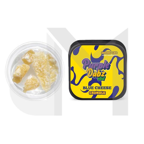 Purple Dabz by Purple Dank 1000mg CBD Crumble - Blue Cheese (BUY 1 GET 1 FREE)