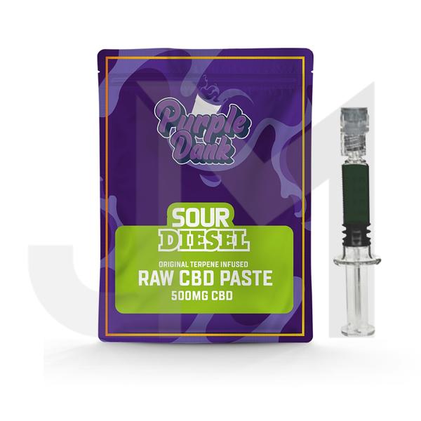 Purple Dank 1000mg CBD Raw Paste with Natural Terpenes - Sour Diesel (BUY 1 GET 1 FREE)