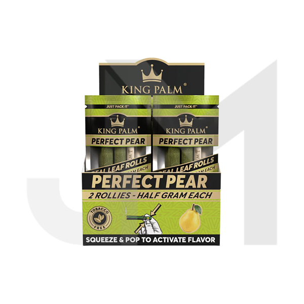 20 King Palm 0.5g Flavoured Wrap Rollies - Display Pack