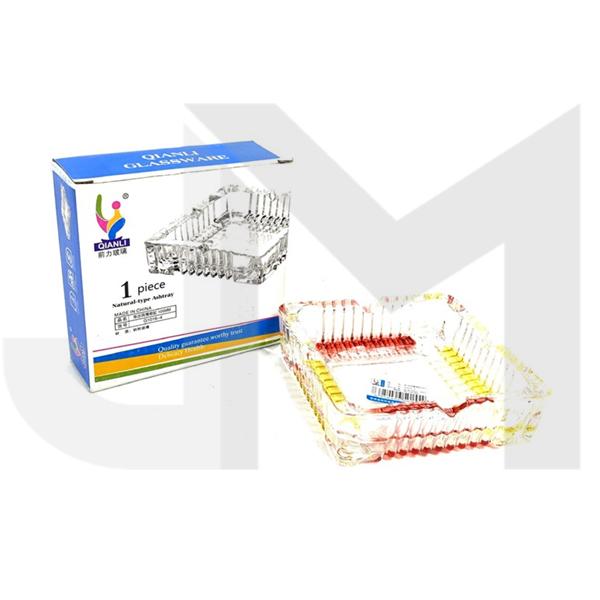 Qianli Natural Type Multi colour Glass Ash Tray- G1016-4