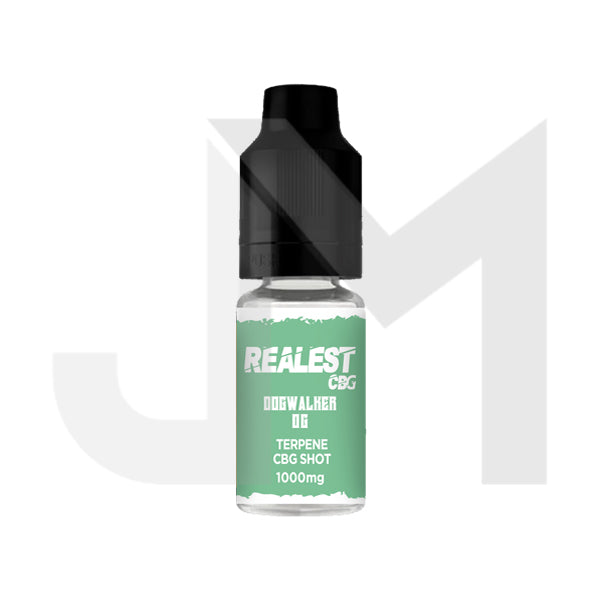 Realest CBD 1000mg Terpene Infused CBG Booster Shot 10ml (BUY 1 GET 1 FREE)