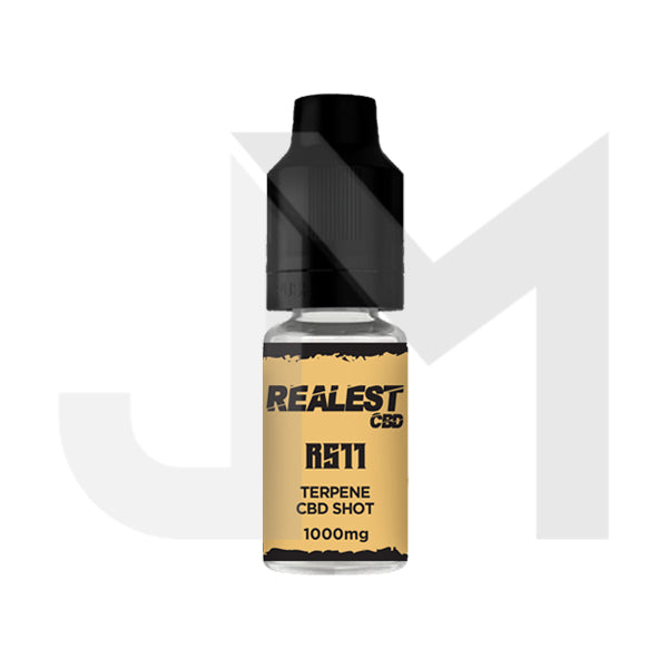 Realest CBD 1000mg Terpene Infused CBD Booster Shot 10ml (BUY 1 GET 1 FREE)