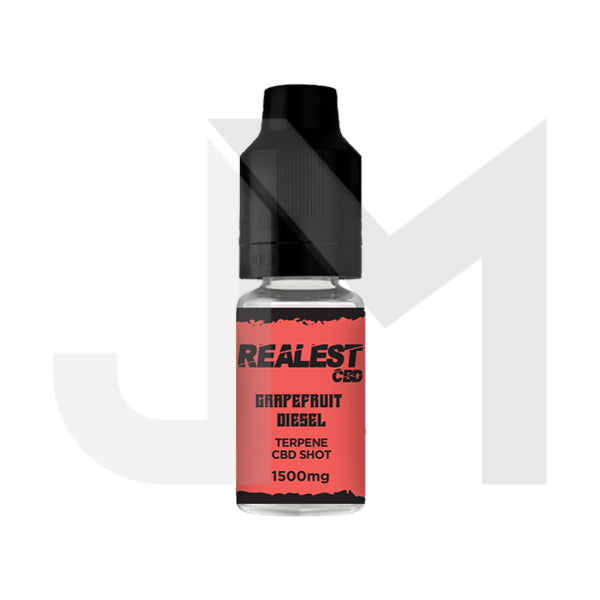 Realest CBD 1500mg Terpene Infused CBD Booster Shot 10ml (BUY 1 GET 1 FREE)