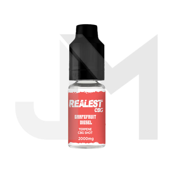 Realest CBD 2000mg Terpene Infused CBG Booster Shot 10ml (BUY 1 GET 1 FREE)