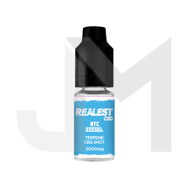 Realest CBD 2000mg Terpene Infused CBG Booster Shot 10ml (BUY 1 GET 1 FREE)