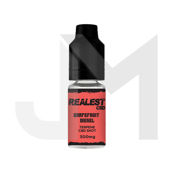 Realest CBD 500mg Terpene Infused CBD Booster Shot 10ml (BUY 1 GET 1 FREE)