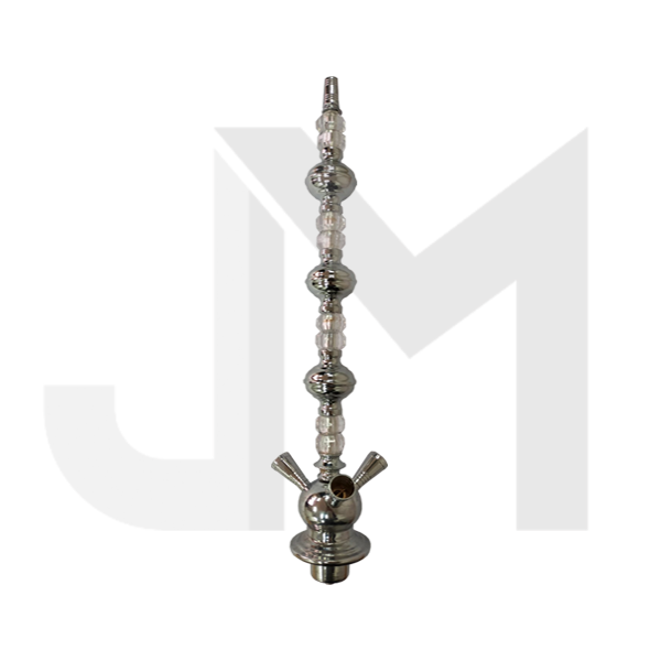 Large Glass Metal Shisha Stem - Assorted Colours