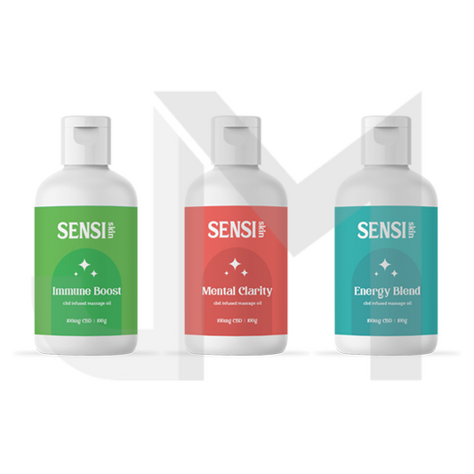 Sensi CBD 100mg CBD Massage Oil - 100ml (BUY 1 GET 1 FREE)