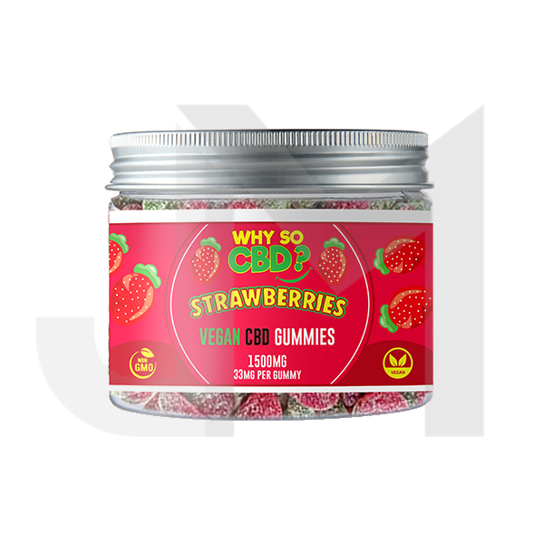 Why So CBD? 1500mg Broad Spectrum CBD Small Vegan Gummies - 11 Flavours