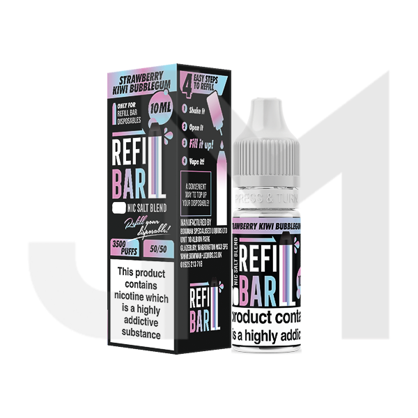 10mg Refill Bar Salts 10ml Nic Salts (50VG/50PG)