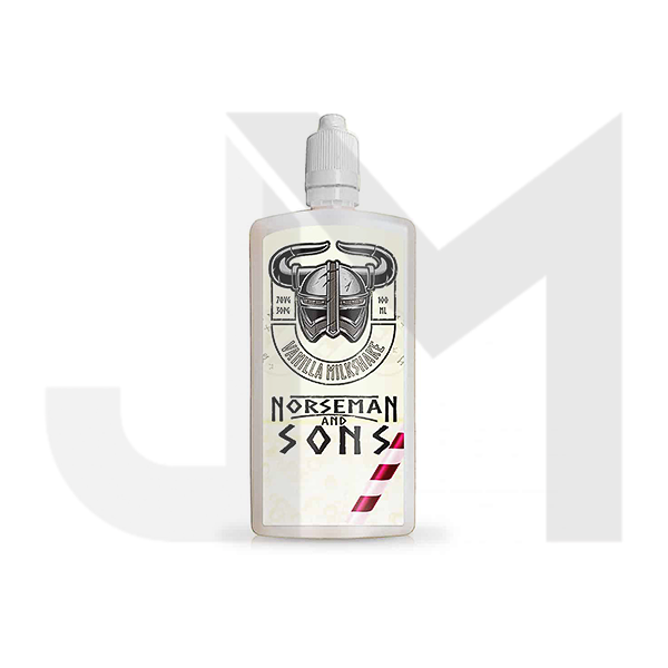 Norsemen 100ml Shortfill Flask Milkshakes 0mg (70VG/30PG)