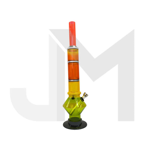 14" Rasta Acrylic Bong - WB-08C