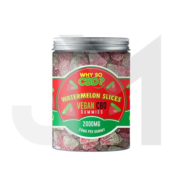 Why So CBD? 2000mg Broad Spectrum CBD Large Vegan Gummies - 11 Flavours