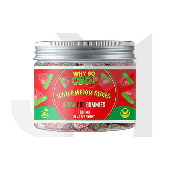 Why So CBD? 1000mg Broad Spectrum CBD Small Vegan Gummies - 11 Flavours