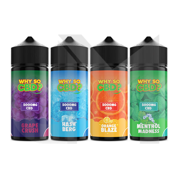 Why So CBD? 5000mg Full Spectrum CBD E-liquid 120ml