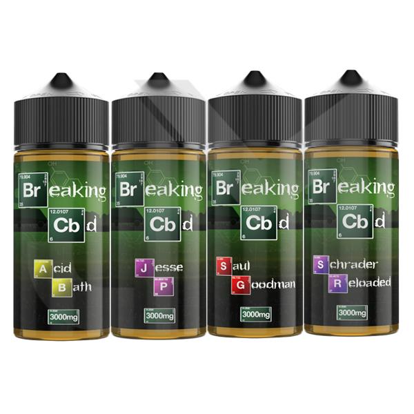 Breaking CBD 3000mg CBD E-Liquid 120ml (50VG/50PG)