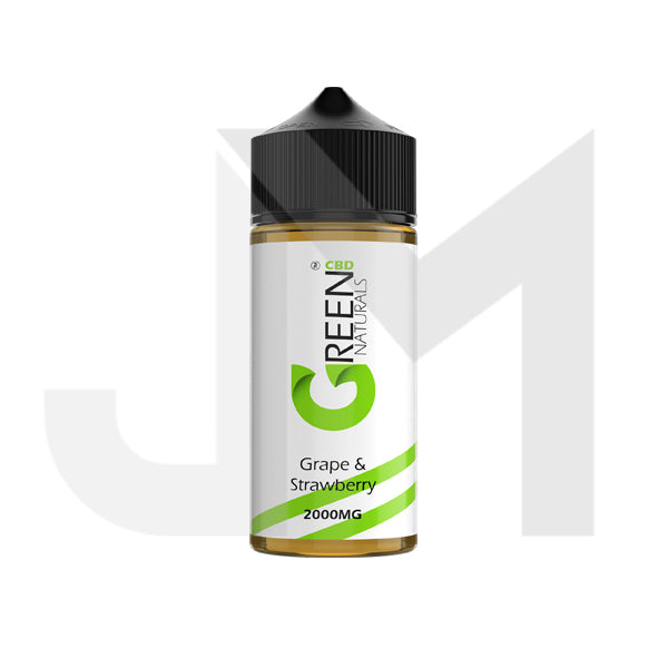 Green Naturals 2000mg CBD Vaping Liquid 100ml (50PG/50VG)