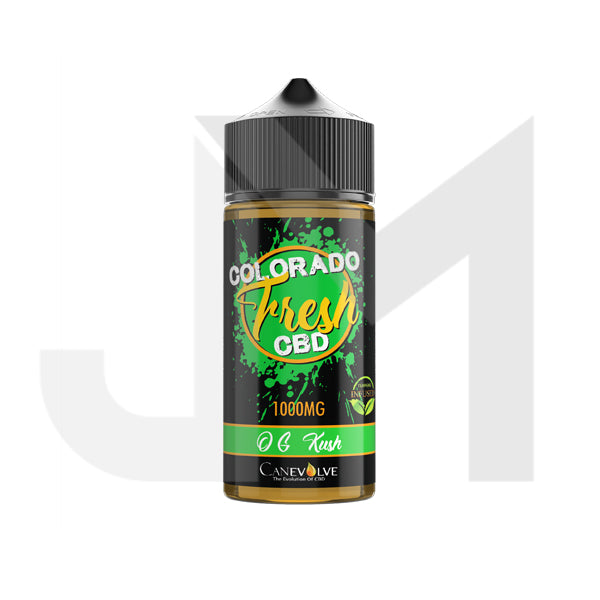 Colorado Fresh 1000mg CBD Vaping Liquid 100ml (50PG/50VG)