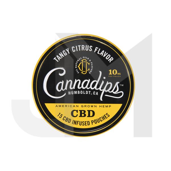 Cannadips 150mg CBD Snus Pouches - Tangy Citrus