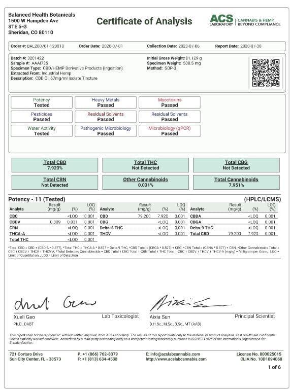 CBDistillery 2000mg CBD Relief + Relax Oil Max 30ml