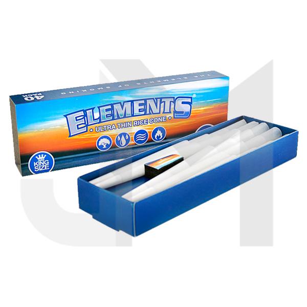 40 Elements Ultra Thin King Size Pre-Rolled Cones