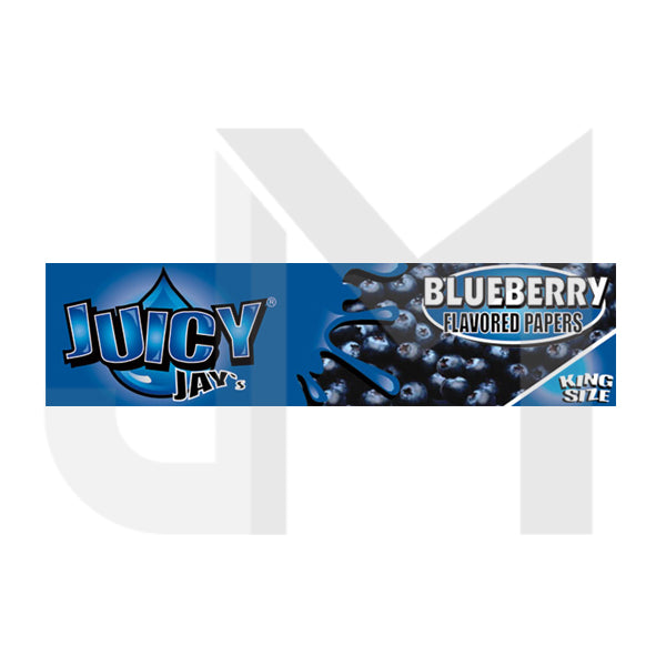 24 Juicy Jay King Size Flavoured Slim Rolling Paper - Full Box
