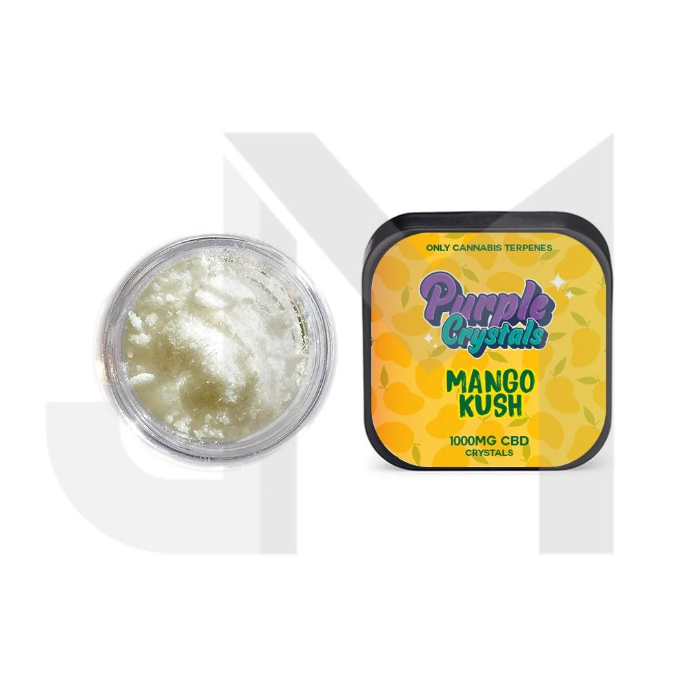 Purple Crystals by Purple Dank 1000mg CBD Crystals - Mango Kush (BUY 1 GET 1 FREE)