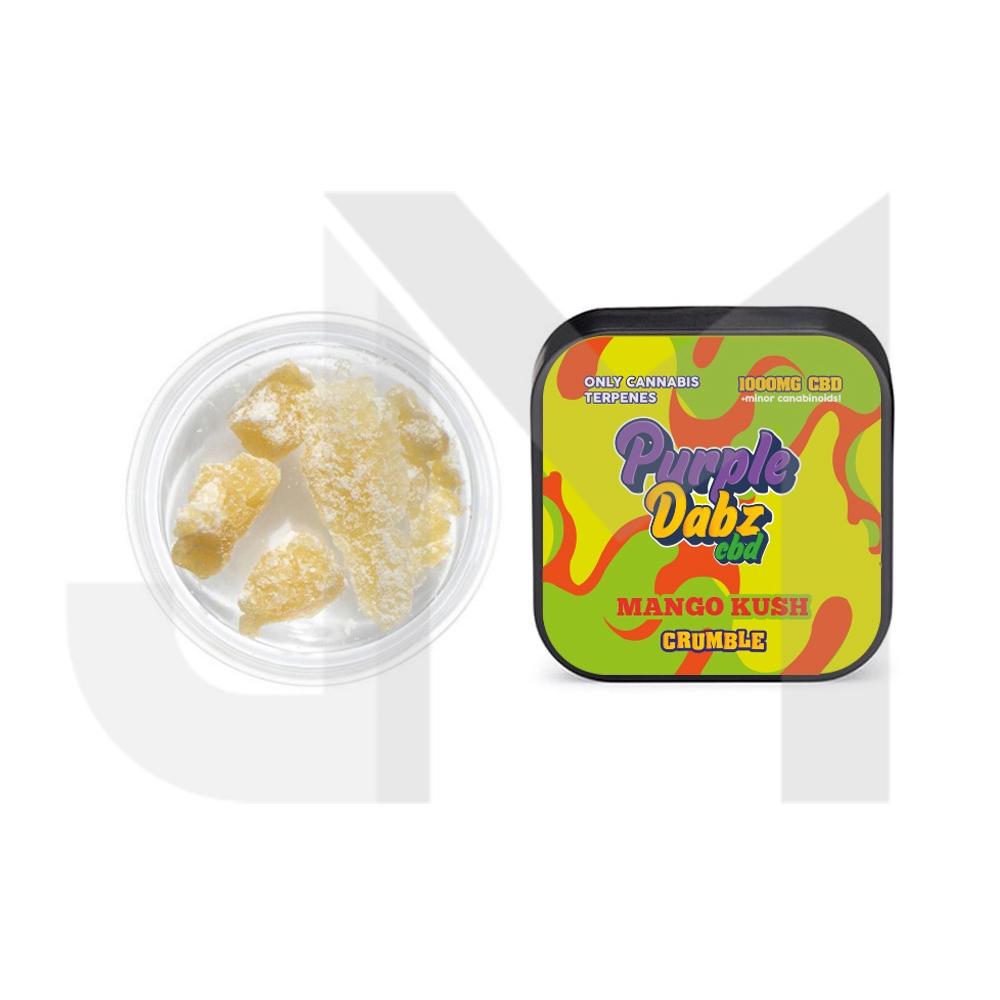 Purple Dabz by Purple Dank 1000mg CBD Crumble - Mango Kush (BUY 1 GET 1 FREE)