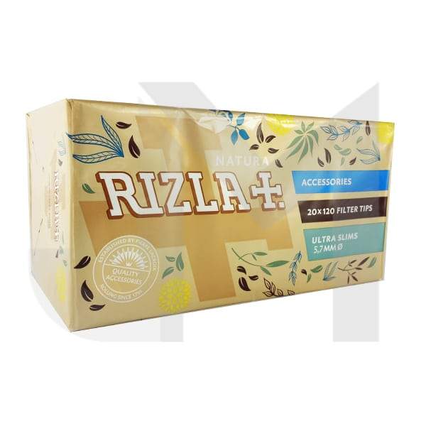 20 Pack 5.7mm Natura Rizla Ultra Slim Filter Tips