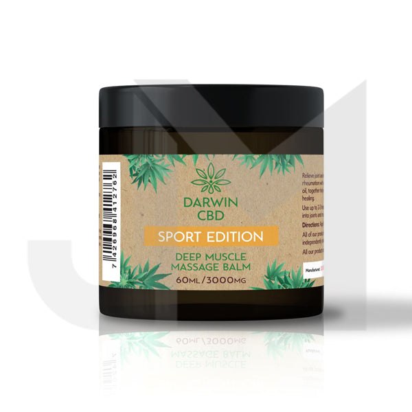 Darwin CBD 3000mg CBD Sport Edition Massage Balm - 60ml