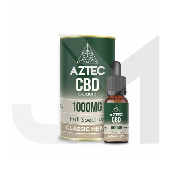 Aztec CBD 1000mg CBD Vaping Liquid 10ml (50PG/50VG)