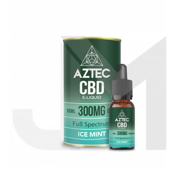 Aztec CBD 300mg CBD Vaping Liquid 10ml (50PG/50VG)