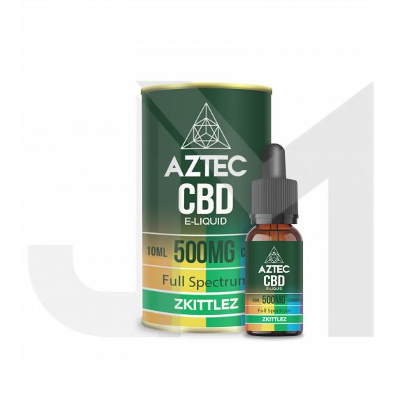 Aztec CBD 500mg CBD Vaping Liquid 10ml (50PG/50VG)